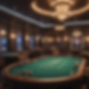 Luxurious Poker Lounge