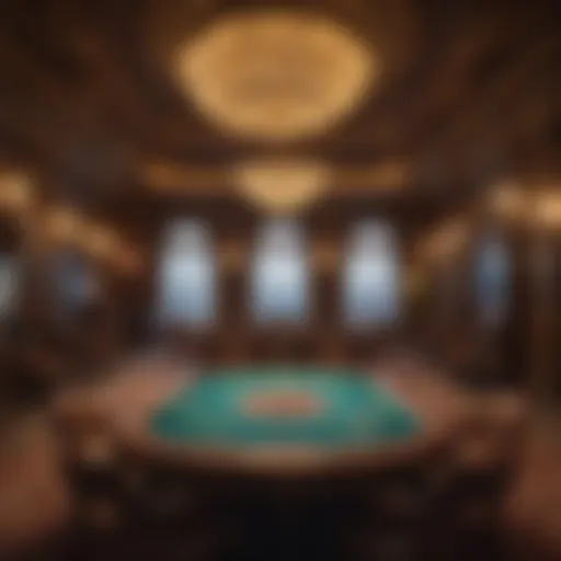 Luxurious Poker Palace Casino Interior