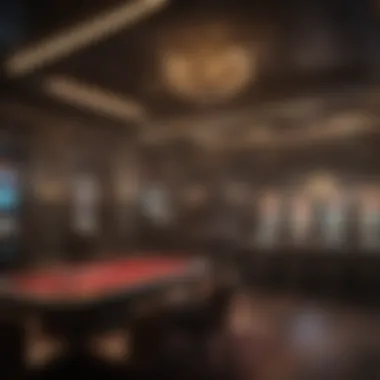 Luxurious Slot Gaming Lounge Ambiance