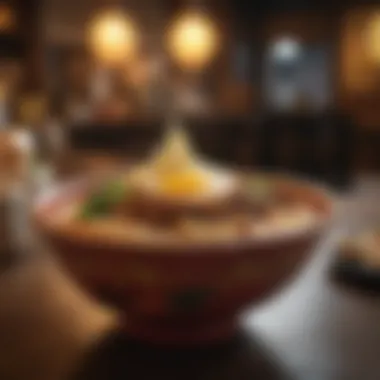 Culinary Fusion Masterpiece at Maru Ramen Decadent Ramen Fusion Creation