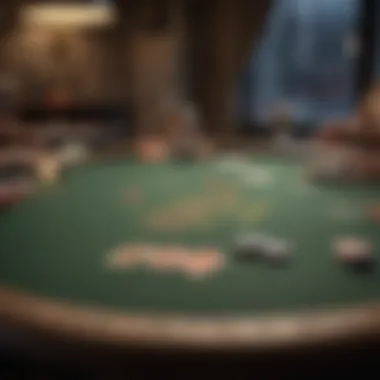 Five Card Stud Poker Table Setup