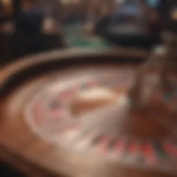 Elegant roulette table layout