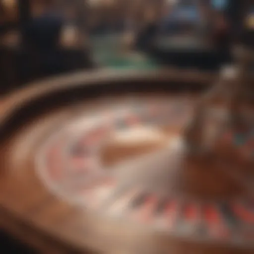 Elegant roulette table layout