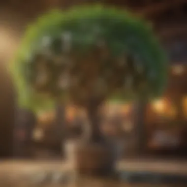 Visual representation of the Money Tree Slots Free interface