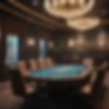 Sophisticated Poker Room Interior Design