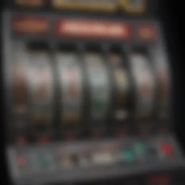 A vibrant slot machine display showcasing mystery slot dollars