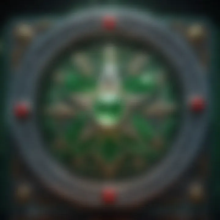 Mystical Jade Star Slot Machine Symbol