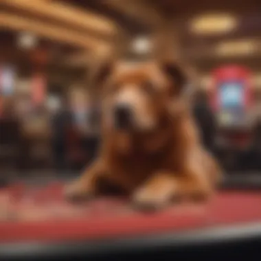 Visual representation of Red Dog Casino bonus features