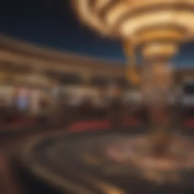 Night view of a casino near Pasco, Washington