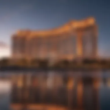 Panoramic view of Atlantis Casino showcasing its grandeur