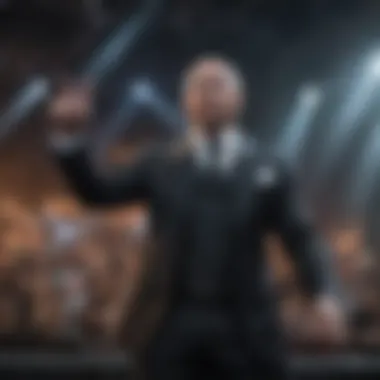 Passionate Performance by Pitbull Pitbull commanding the stage with passion
