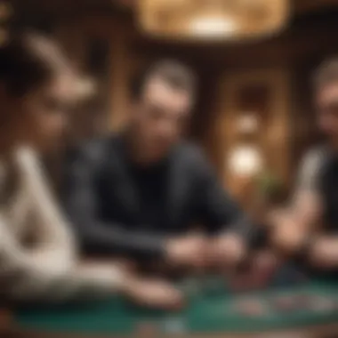 Intense Gaming Characters in High-Stakes Poker Setting Pixelated Gaming Characters Engaged in High-Stakes Poker