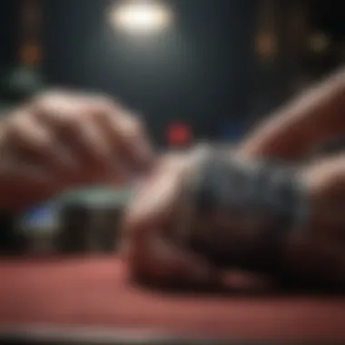 Strategic Poker Player's Hand