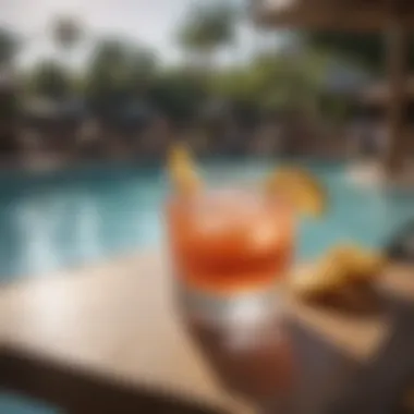 Chic Poolside Mixology Poolside Cocktail Bar at Park MGM