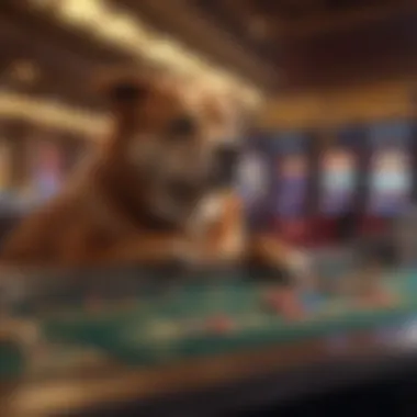 Overview of RedDog Casino's homepage