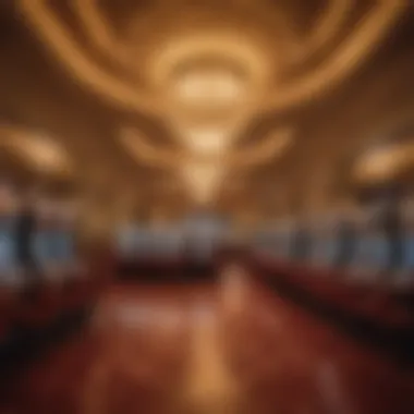 Opulent Casino Ambiance in Las Vegas Luxurious Casino Interior in Las Vegas