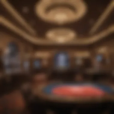 Elegant casino interior with a touch of opulence