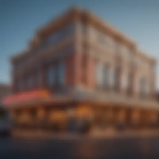 Exterior view of the Silverton Hotel and Casino showcasing the vibrant facade