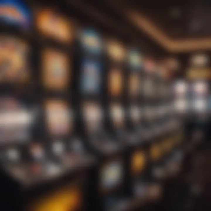 Variety of slot machines in a Sacramento casino