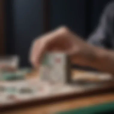 Strategic Mahjong Playing Hand