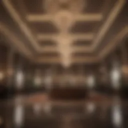 Stylish and sophisticated lobby interior at Silver Sevens Hotel and Casino