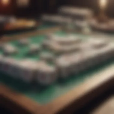 Traditional Mahjong Board Setup