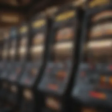 Infographic depicting different types of slot machines and their features
