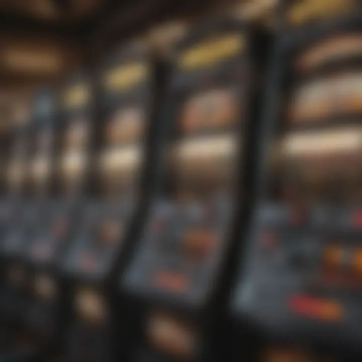 Infographic depicting different types of slot machines and their features