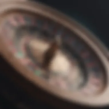 Detailed illustration of roulette wheel