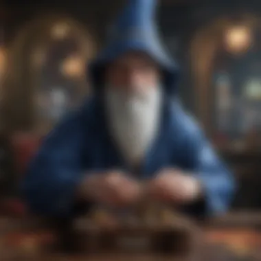 Graphical depiction of gameplay dynamics in Blue Wizard Slot