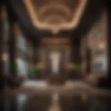 Urban Haven - Chic Lobby Design Chic Lobby Design at Urban Haven