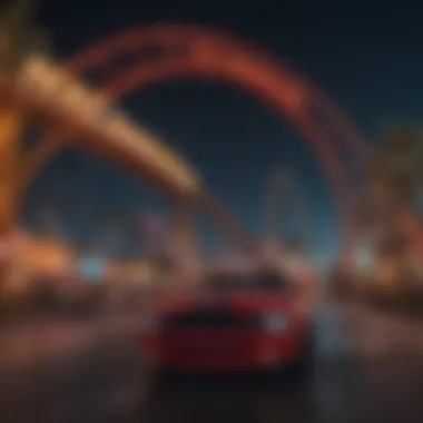 Thrills Amidst Vegas Nights Dazzling Lights of Vegas Roller Coasters