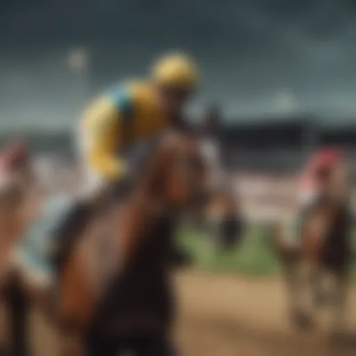 Vintage Baltimore Horse Racing Poster