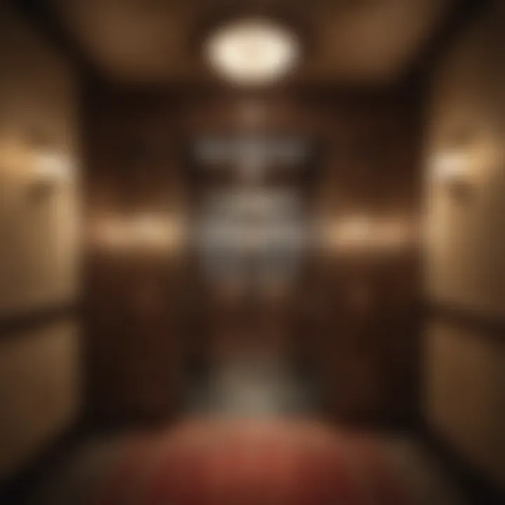 Vintage Elevator at El Cortez Hotel